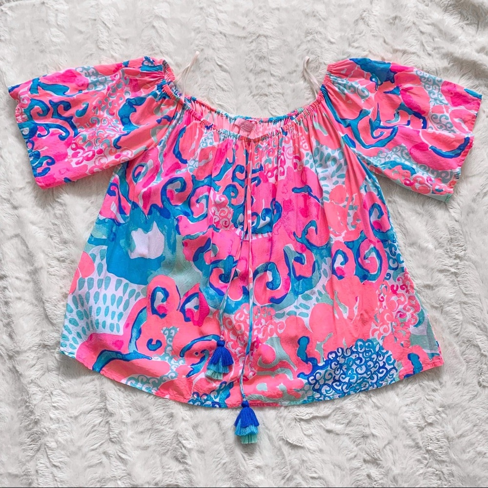 Large Lilly Pulitzer Sain I’m So Jelly Top